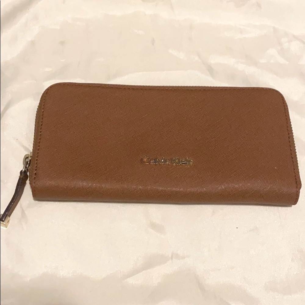 Calvin Klein camel color wallet